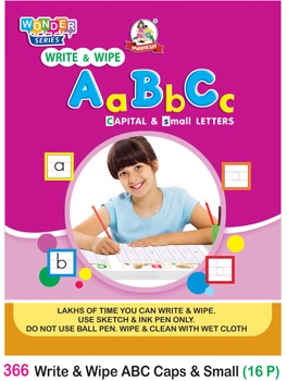 366 Write & Wipe Aa Bb Cc Dd – Capital & Small Letters