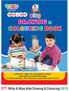 Write & Wipe Drawing & Colouring Book